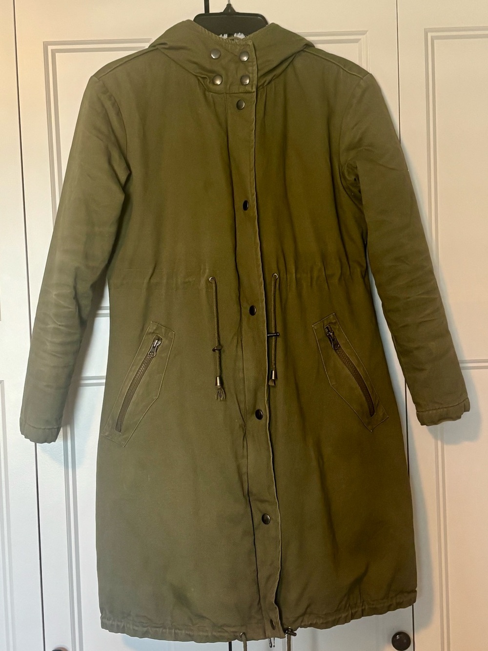 Séraphine 3-in-1 Maternity & Babywearing Winter Parka Coat Olive Green US 2